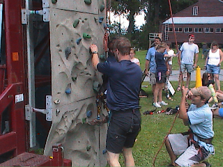 harvey rock climbing at camp maine 09